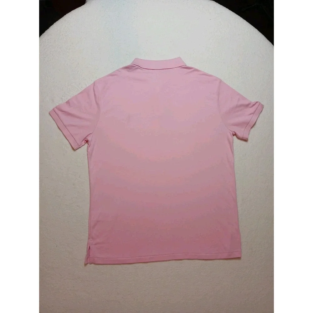 NWT Polo Ralph Lauren Men's L Classic Fit Pink Polo Shirt Short Sleeve Pony $118